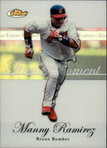2007 Finest Rookie Finest Moments Refractors #RFM-MR Manny Ramirez