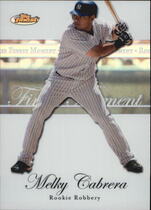 2007 Finest Rookie Finest Moments Refractors #MCA Melky Cabrera