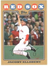 2008 Topps Gold Border Series 2 #461 Jacoby Ellsbury