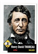 2009 Topps American Heritage #8 Henry David Thoreau