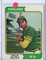 1974 Topps Base Set #654 Jesus Alou No Position