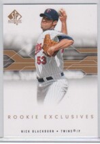 2008 SP Authentic Rookie Exclusives #RE-NB Nick Blackburn