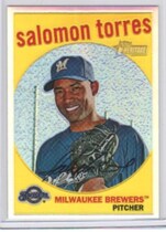 2008 Topps Heritage High Numbers Chrome Refractor #C279 Salomon Torres