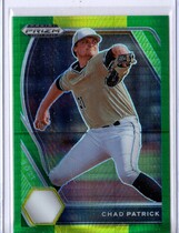 2021 Panini Prizm Draft Picks Hyper Green & Yellow Prizm #PDP107 Chad Patrick