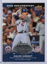 2008 Upper Deck Documentary All Star Game #ASG-DW David Wright