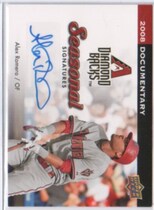 2008 Upper Deck Documentary Seasonal Signatures #AR Alex Romero