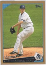 2009 Topps Gold Border Series 1 #190 Chien-Ming Wang