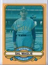 1983 Galasso Seattle Pilots 69 #21 Sal Maglie