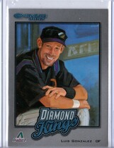 2002 Donruss Diamond Kings Inserts #DK-9 Luis Gonzalez