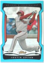 2009 Finest Refractors Blue #65 Justin Upton