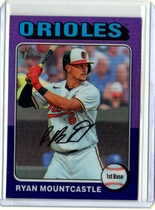 2024 Topps Heritage Chrome Purple Hot Box Refractor #338 Ryan Mountcastle