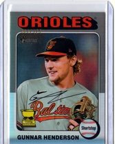 2024 Topps Heritage Chrome Silver Refractor #24 Gunnar Henderson