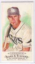 2009 Topps Allen & Ginter Mini A and G Back #25 Evan Longoria