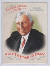 2009 Upper Deck Goodwin Champions Citizens of the Day #CD5 John D. Rockefeller