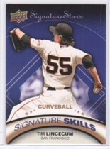 2009 Upper Deck Signature Stars Signature Skills #SS-5 Tim Lincecum