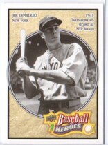 2010 Upper Deck Baseball Heroes #BH4 Joe DiMaggio