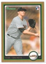 2010 Bowman Gold #216 Eric Hacker