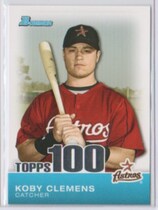 2010 Bowman Topps 100 Prospects #TP58 Koby Clemens