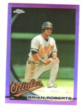 2010 Topps Chrome Purple Refractors #166 Brian Roberts