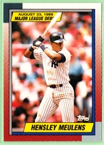1990 Topps Debut 89 #83 Hensley Meulens