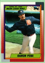 1990 Topps Debut 89 #96 Ramon Pena