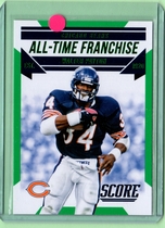 2015 Score All-Time Franchise Green #1 Walter Payton