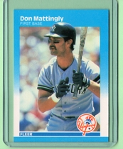 1987 Fleer Glossy #104 Don Mattingly