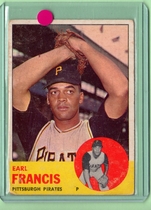1963 Topps Base Set #303 Earl Francis