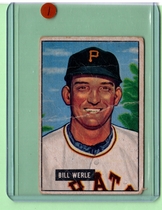 1951 Bowman Base Set #64 Bill Werle