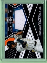 2023 Panini Elite Extra Edition First Round Materials #FR-EBJ Enrique Bradfield Jr.