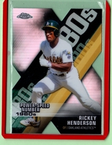 2020 Topps Chrome Decade of Dominance Die-Cut #DOD-3 Rickey Henderson