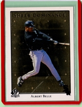 1998 SP Authentic Sheer Dominance Gold #SD26 Albert Belle