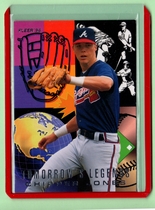 1996 Fleer Tomorrows Legends #6 Chipper Jones
