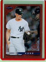 1996 Score Dugout Collection Artists Proofs #A99 David Cone