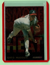 1994 Fleer Smoke N Heat #7 Greg Maddux