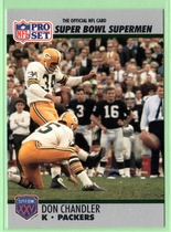 1990 Pro Set Super Bowl 160 #121 Don Chandler