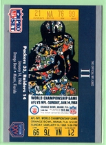 1990 Pro Set Super Bowl 160 #2 Sb Ii Ticket