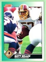 1991 Score Supplemental #2T Matt Millen