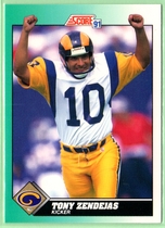 1991 Score Supplemental #9T Tony Zendejas