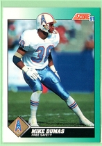1991 Score Supplemental #87T Mike Dumas