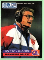 1991 Pro Set WLAF 150 #68 Jack Elway