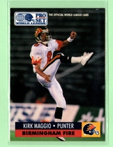 1991 Pro Set WLAF 150 #52 Kirk Maggio