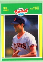 1989 Fleer Baseball MVPs #7 Will Clark