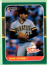 1987 Donruss Rookies #38 Mike Dunne
