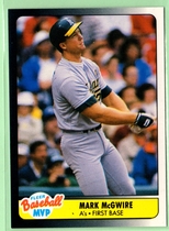 1990 Fleer Baseball MVPs #25 Mark McGwire