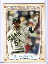 2011 Topps Allen and Ginter Baseball Highlight Sketches #BHS16 Dallas Braden