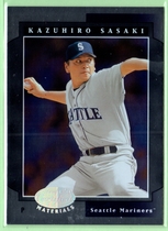 2001 Leaf Certified Materials #26 Kazuhiro Sasaki
