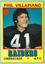1974 Wonder Bread #25 Phil Villapiano