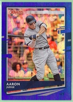 2020 Donruss Holo Blue #111 Aaron Judge