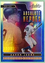 2020 Panini Absolute Absolute Heroes Blue #9 Aaron Judge